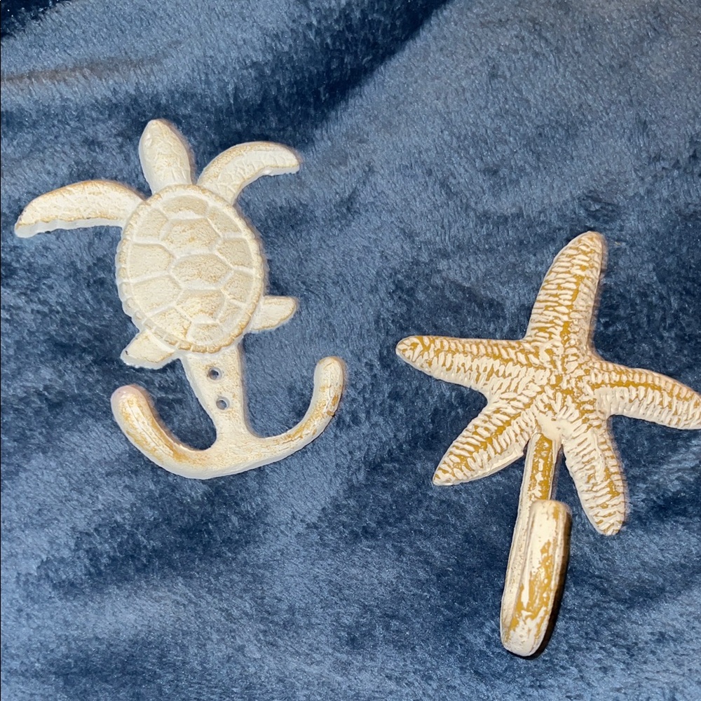 Coastal themed wall hooks(1 pair)